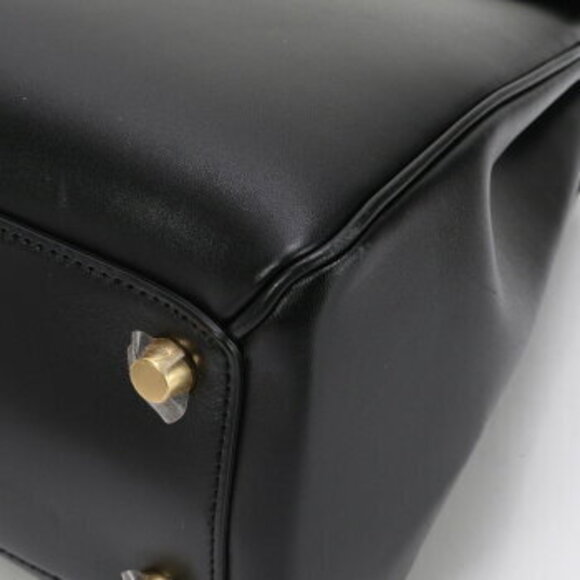 Celine Sze Leather Crossbody Bag Handbag Black - Picture 9 of 14